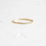 925 Silver Wisp Stacking Diamond Ring - Image 5