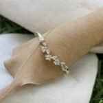 925 Silver Curved Cluster Ring - Image 2