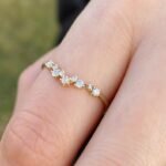 925 Silver Curved Cluster Ring - Image 5