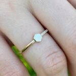 925 Silver Half Eternity Signet Ring - Image 5