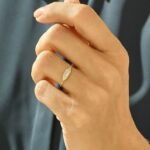 925 Silver Vintage Baguette Signet Ring - Image 5