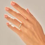 925 Silver Pave Signet Bar Ring