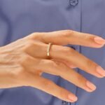 925 Silver Minimal Bar Signet Ring