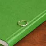 925 Silver Curved Baguette Wedding Ring - Image 4