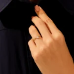 925 Silver Crossover Engagement Ring - Image 2