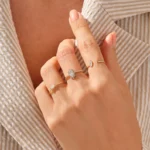 925 Silver Open Marquise Ring - Image 2