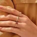 925 Silver Baguette Cut Wedding Ring - Image 3