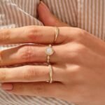 925 Silver Tiny Pave Signet Silver Ring - Image 6