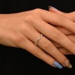 925 Silver Diamond Braided Wedding Ring - Image 4