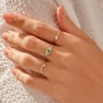 925 Silver Leaf Stacking Silver Ring - Image 3