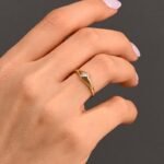 925 Silver Bezel Rhombus Ring - Image 2