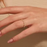 925 Silver Ultra Thin Pave Crown Ring - Image 3