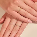 925 Silver Ultra Thin Pave Crown Ring - Image 2