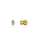 925 Silver Turquoise Mini Enamel Stud